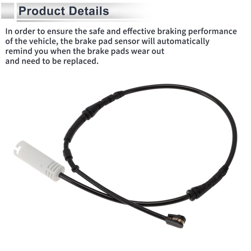 Front/Rear Wheel Brake Pad Wear Sensor for BMW E82 128i