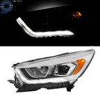 Halogen Headlight with LED DRL for Ford Escape (2017–2019) Left Chrome