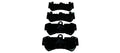 Set of 4 Front Disc Brake Pads for Porsche Cayenne, Volkswagen (355043151)