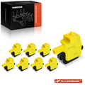 8x Yellow Ignition Coil Pack for Chevrolet Silverado 2500 HD (2001–2002)