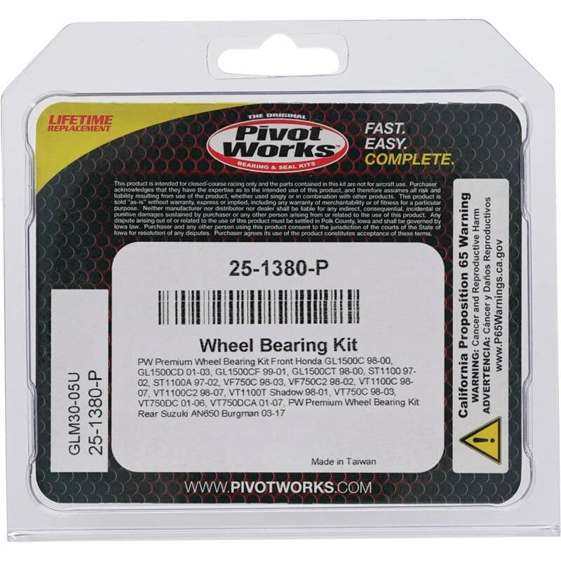 Pivot Works Premium Wheel Bearing for