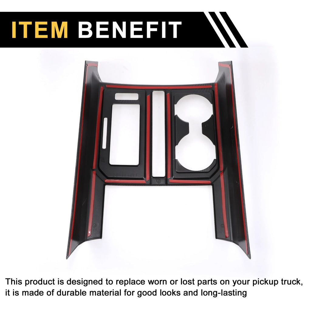 Carbon Fiber Gear Shift Panel Cover Trim for Ford F-150 (2015–2020)