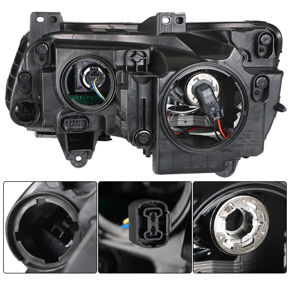 Set of 2 Halogen Headlights Assembly for Chrysler 300 (2011â2014) Chrome