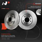 Front Brake Rotor and Pad Set for Ford Fusion Mazda 6 (2006–2012)