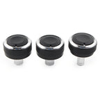 3Pcs A/C Switch Knob Climate Control Button Dials for Mazda 2 (2003–2014)