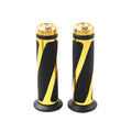 Rubber Gel Hand Grips for Yamaha MX ATV Pit Dirt Bike (7/8", Yellow)