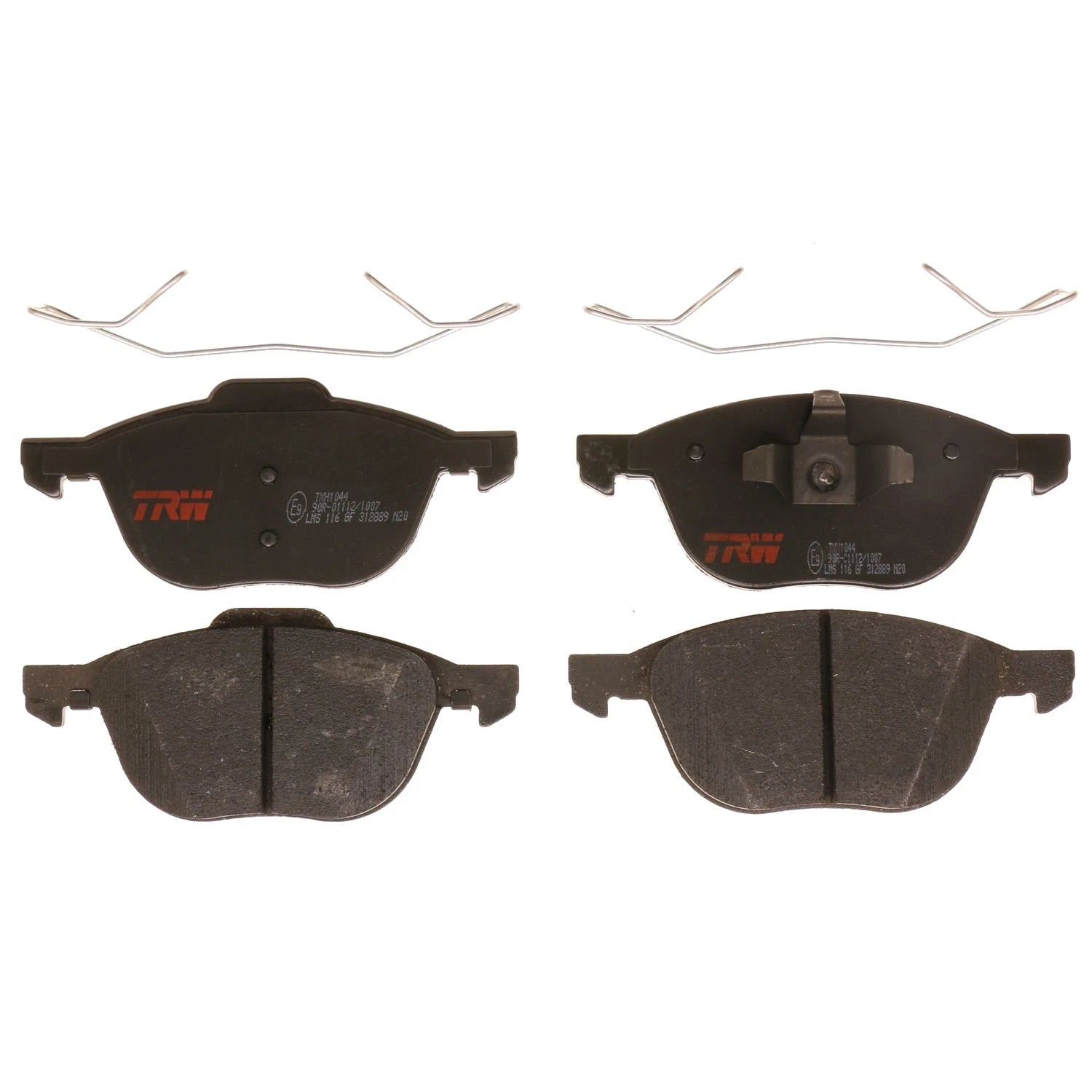 Set of 4 Disc Brake Pads for Mazda 3 (2004–2013)
