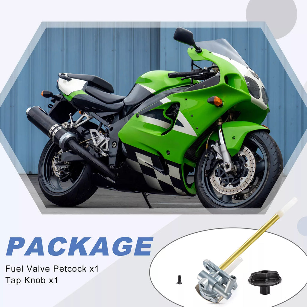 Fuel Tank Petcock w/ Knob for Kawasaki Ninja ZX7R ZX7RR