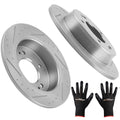 Rear Brake Rotors Set for Hyundai Elantra Coupe (2013–2014) Kia Forte (2014–2024)