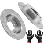 Rear Brake Rotors Set for Hyundai Elantra Coupe (2013–2014) Kia Forte (2014–2024)