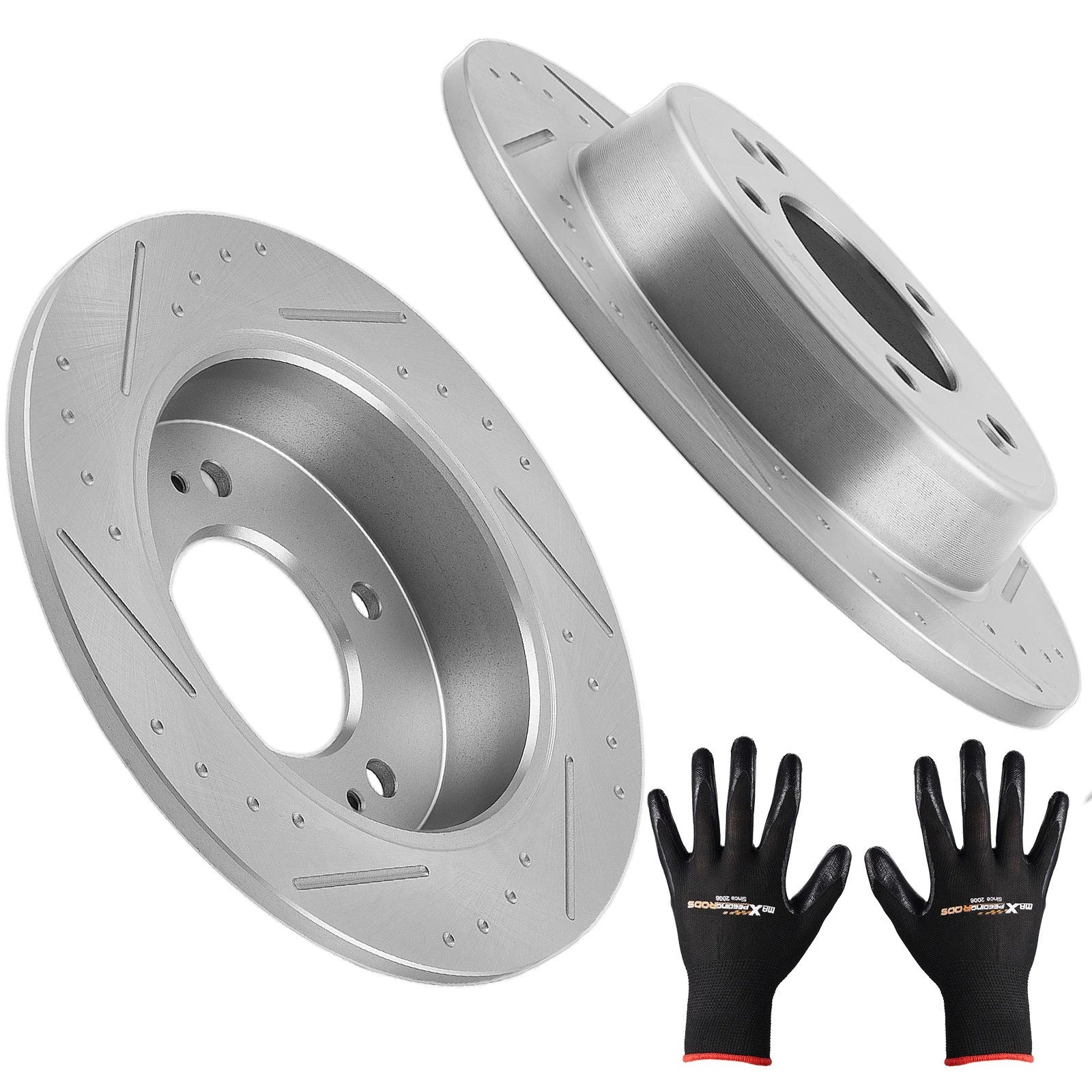Rear Brake Rotors Set for Hyundai Elantra Coupe (2013–2014) Kia Forte (2014–2024)