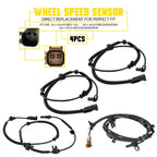 Set of 4 ABS Speed Sensors for Ford F150 (2011–2014)