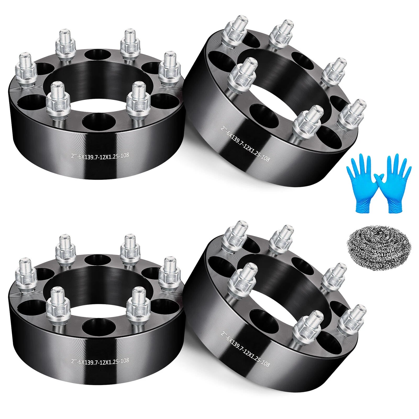 Set of 4 Wheel Spacers for Nissan Trucks (6x5.5, 6x139.7)