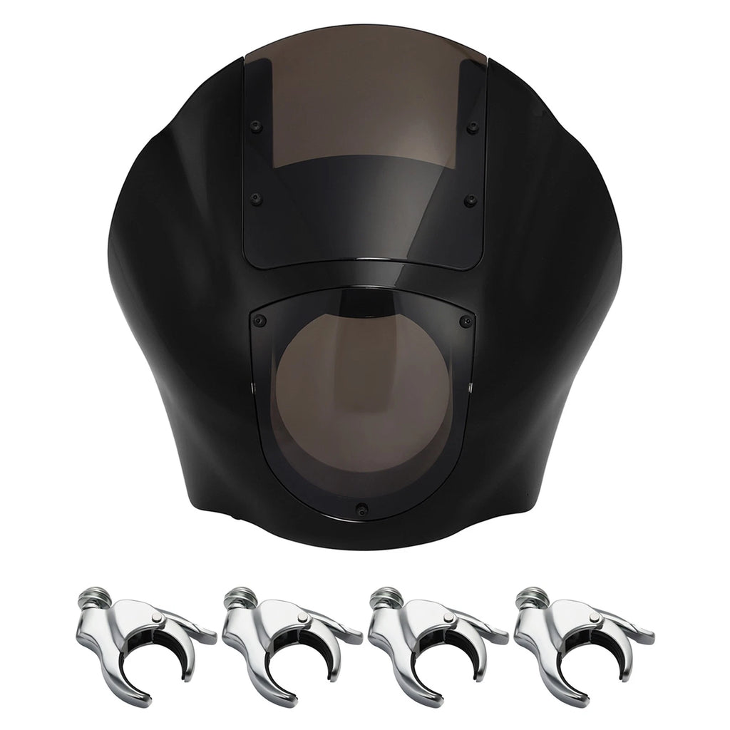 Quarter Fairing Smoke Windshield & 49mm Fork Clamps for Harley Sportster 48 (2010–2023)