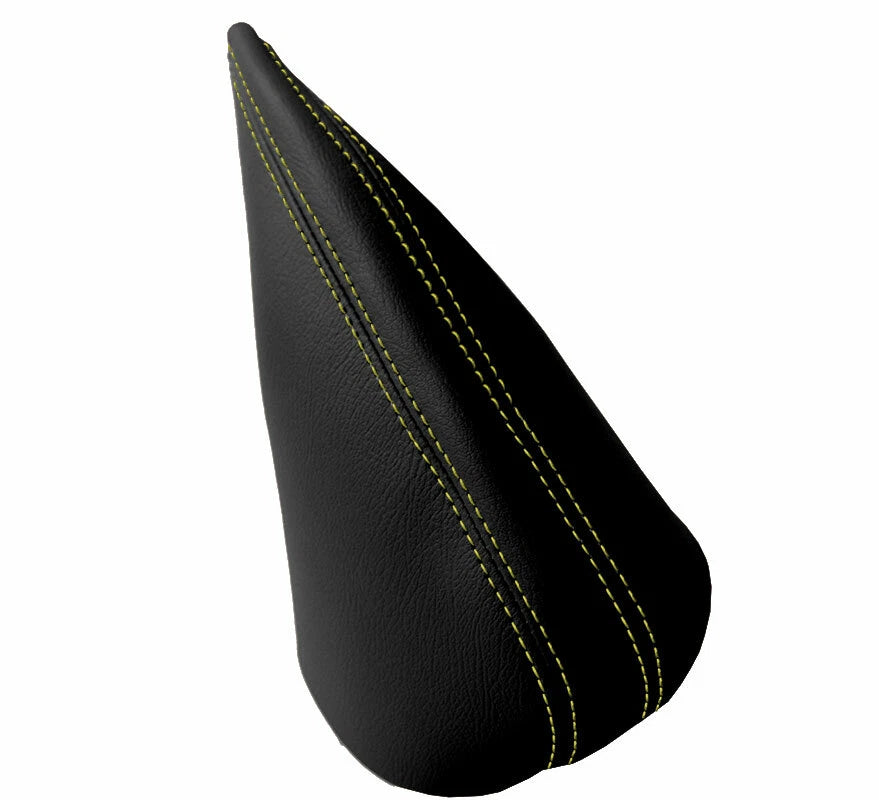 E Brake Boot Cover for BMW E30 (1984–1991) Black Yellow Stitch