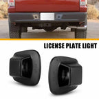 2X Black Rear License Plate Lamp Light Cover for Dodge Dakota (1997–2010)