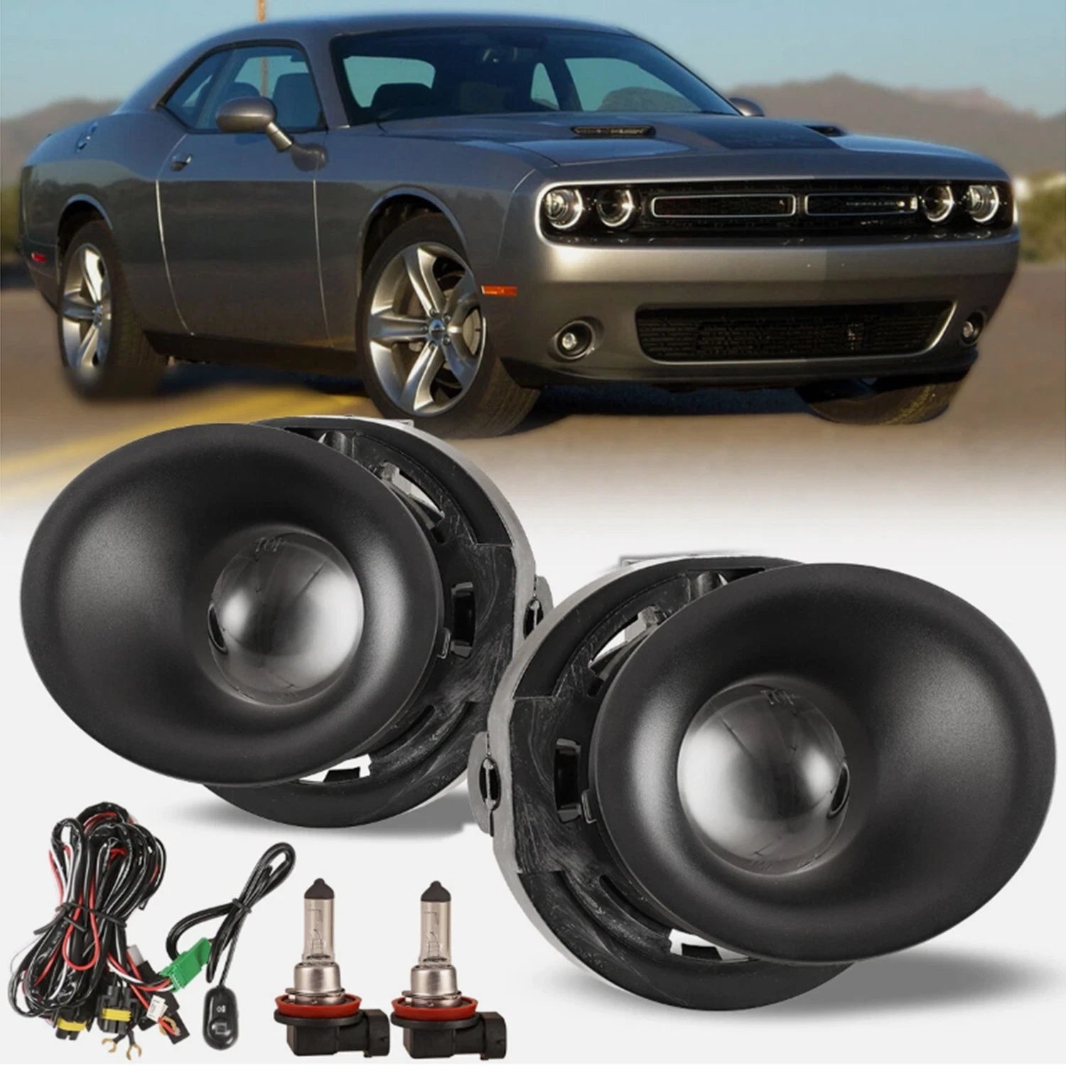Wiring Switch for Dodge Challenger (2015–2023) Pair Bumper Fog Lights