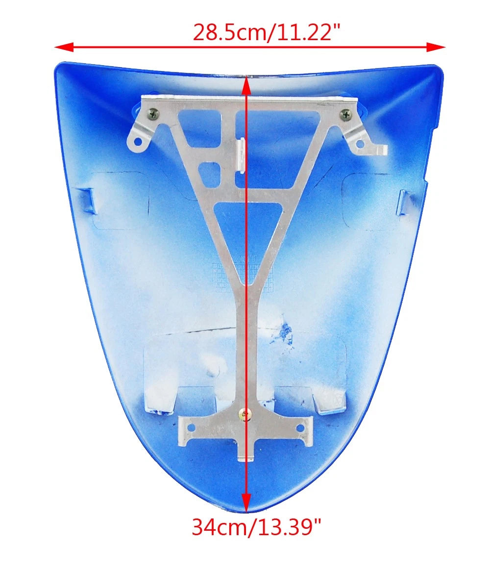 Rear Seat Cover Cowl for Kawasaki ZX10R ZX6R (2005–2007) Blue