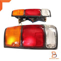 Tail Light Lamp Set Black Border for Holden Rodeo TF Isuzu TFR (88-97)