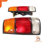 Tail Light Lamp Set Black Border for Holden Rodeo TF Isuzu TFR (88-97)