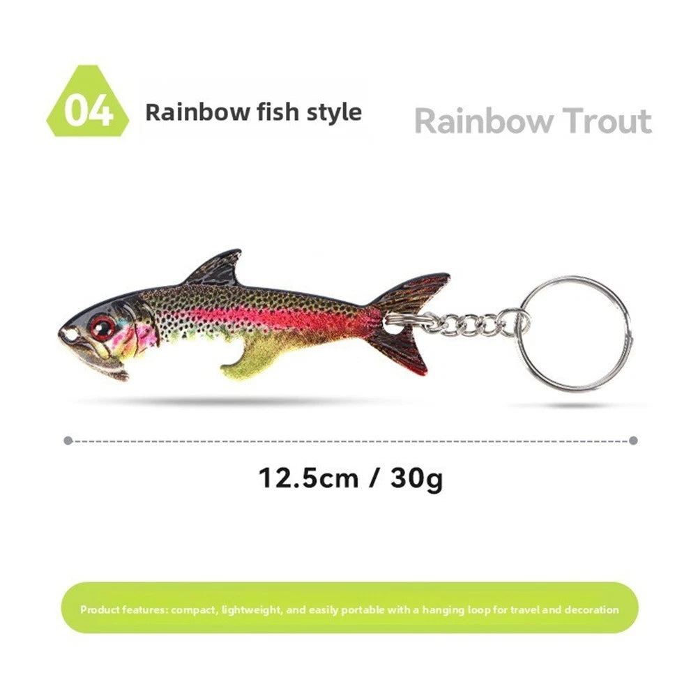 Zinc Alloy Fish Bottle Opener for Fishing Trip Gear (12.5 cm, 30 g)