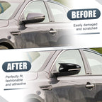 1 Pair Rearview Mirror Cover Overlay Gloss Black for Kia Optima K5 (2011–2015)