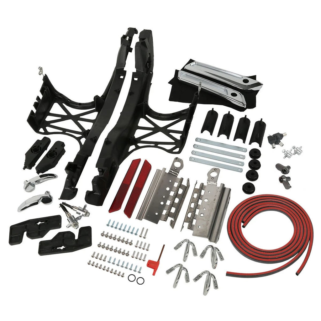 One Touch Opening Saddlebags Latch System for Harley Touring (2014–2024)