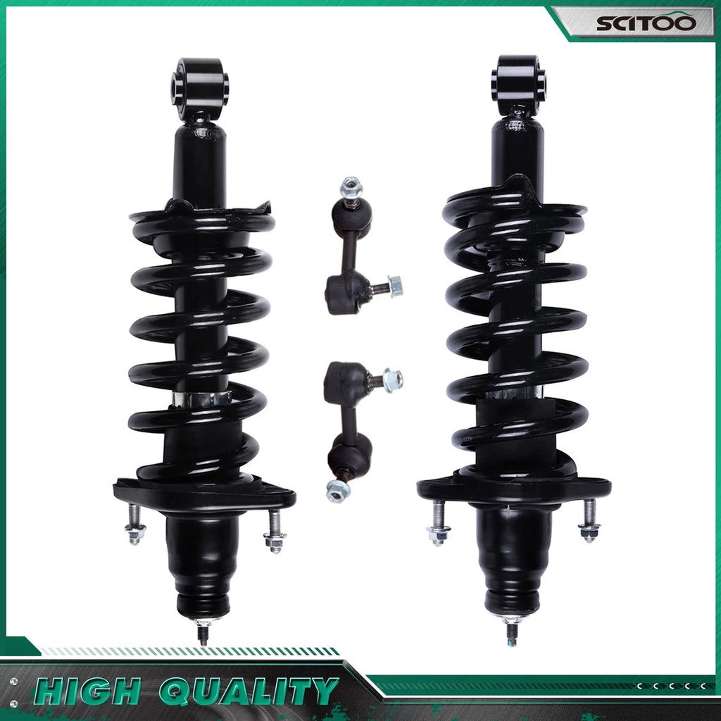 Rear Strut & Spring Assemblies Kit for Honda CR-V (2007–2011) w/ Sway Bar Links