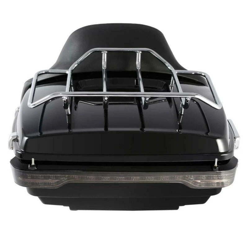 Backrest Speakers with Smoked LED Light for Harley Electra Glide (2014–2026)