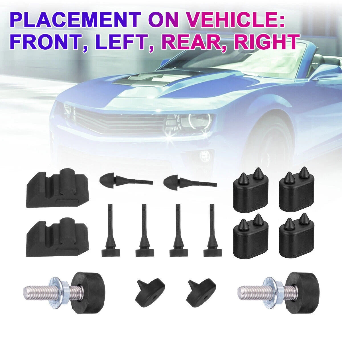 Rubber Stopper Kit for Chevrolet Camaro (1967–1969)