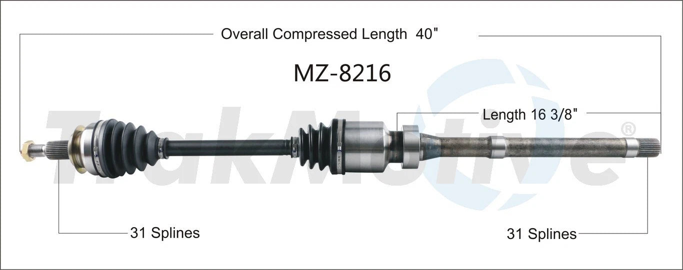 CV Axle Shaft for SurTrack MZ-8216