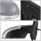 Powered Heated Passenger Side Mirror for Volkswagen Passat (2006–2010) VW1321136