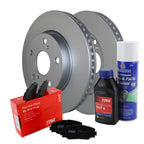 Front Brake Kit with 275mm Disc Rotors & TRW Ceramic Pads for HS250h xB Prius V RAV4 (2010–2018)