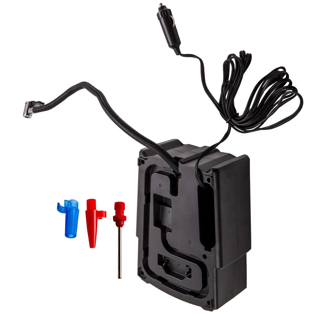 Portable Tire Inflator for Auto (DC 12V) 3 Nozzles (2010–2025)