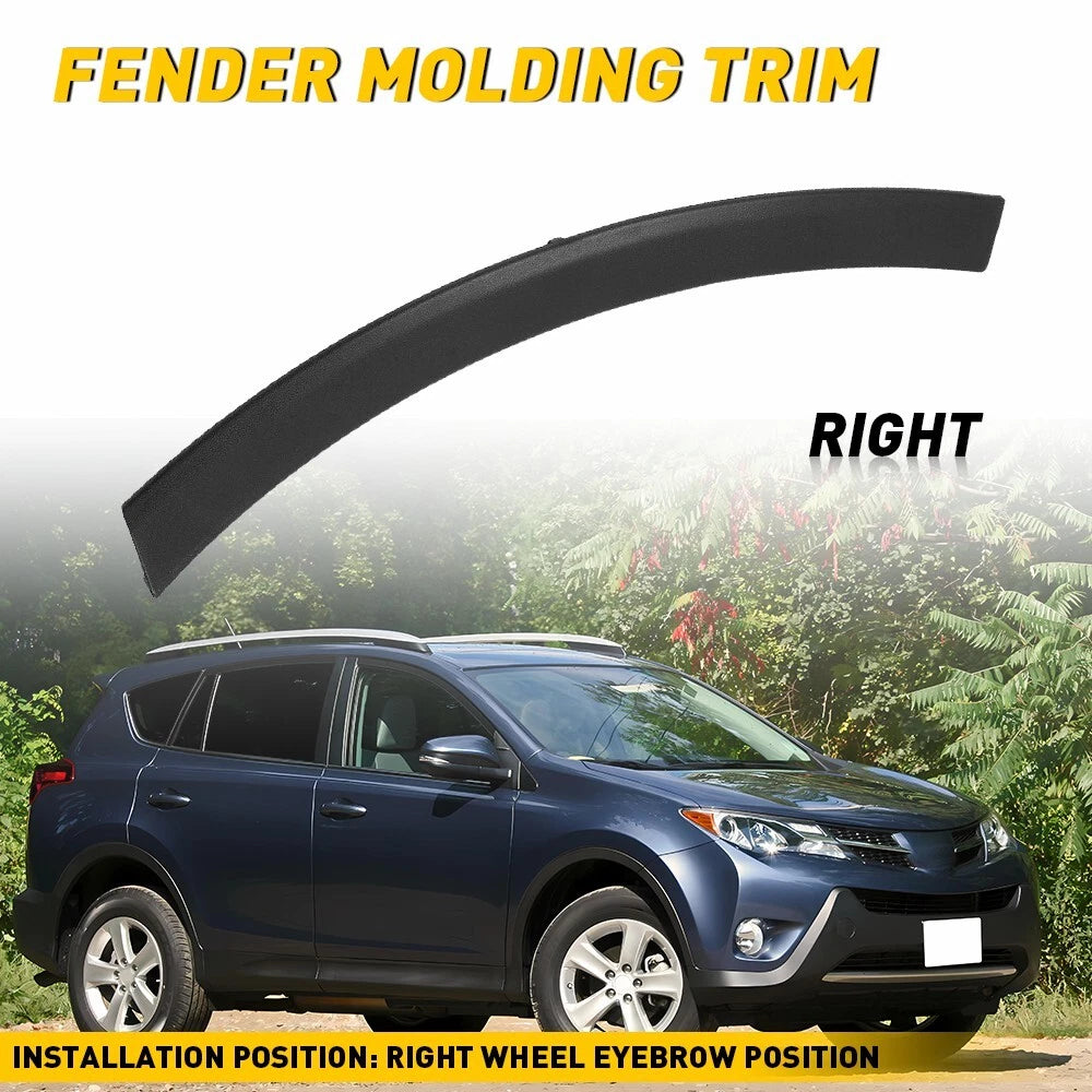 Passenger Front Bumper Wheel Fender Molding Trim for Toyota RAV4 (2013–2015)