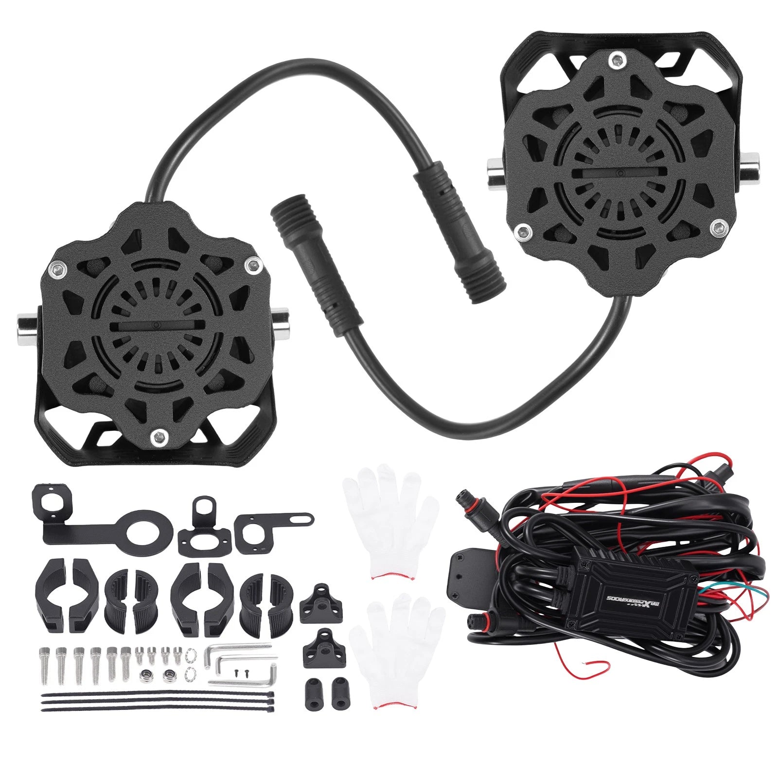 80W LED Auxiliary Light for Motorcycle Pickup SUV ATV UTV (12V)