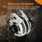 Alternator for Lexus RX330 ES330 Toyota Camry V6 (2004–2006) 12V 100A 311033