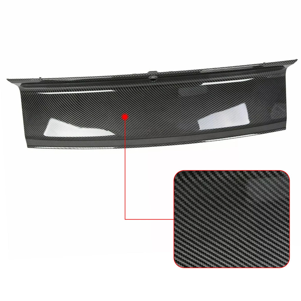 Carbon Fiber Look Rear Trunk Panel for Ford Mustang GT (2015–2023)