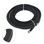 Hose Kit with 10 Fittings for E85 Fuel Line (20FT, 8AN, Nylon, Black)