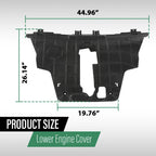 Engine Splash Shield Guard for Jeep Renegade, Fiat 500X (2015–2018)