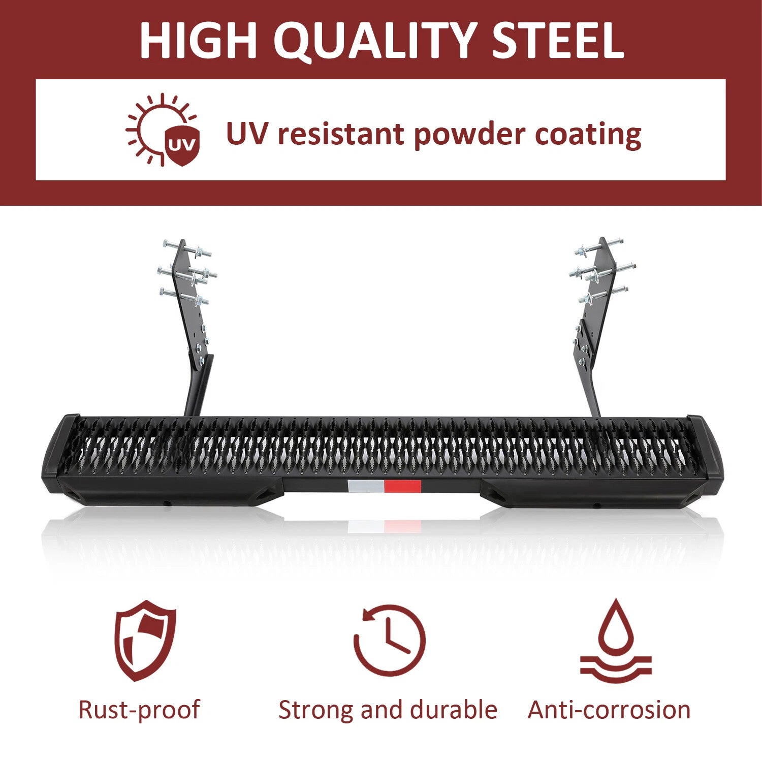 Set of 2 Rear Bumper Step Running Boards for Mercedes-Benz Sprinter (2007–Present)