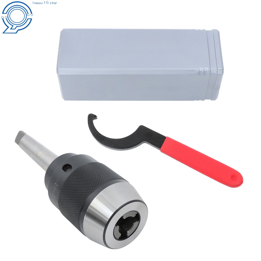 Keyless Drill Chuck 1/32" to 1/2" for MT2 Spindle (Drill)