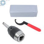 Keyless Drill Chuck 1/32" to 1/2" for MT2 Spindle (Drill)