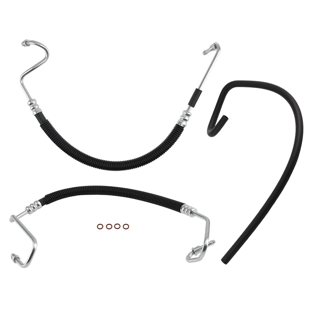 Hydroboost Power Steering Pressure Return Hoses for Chevrolet GMC 2500 3500 HD (2001–2010)