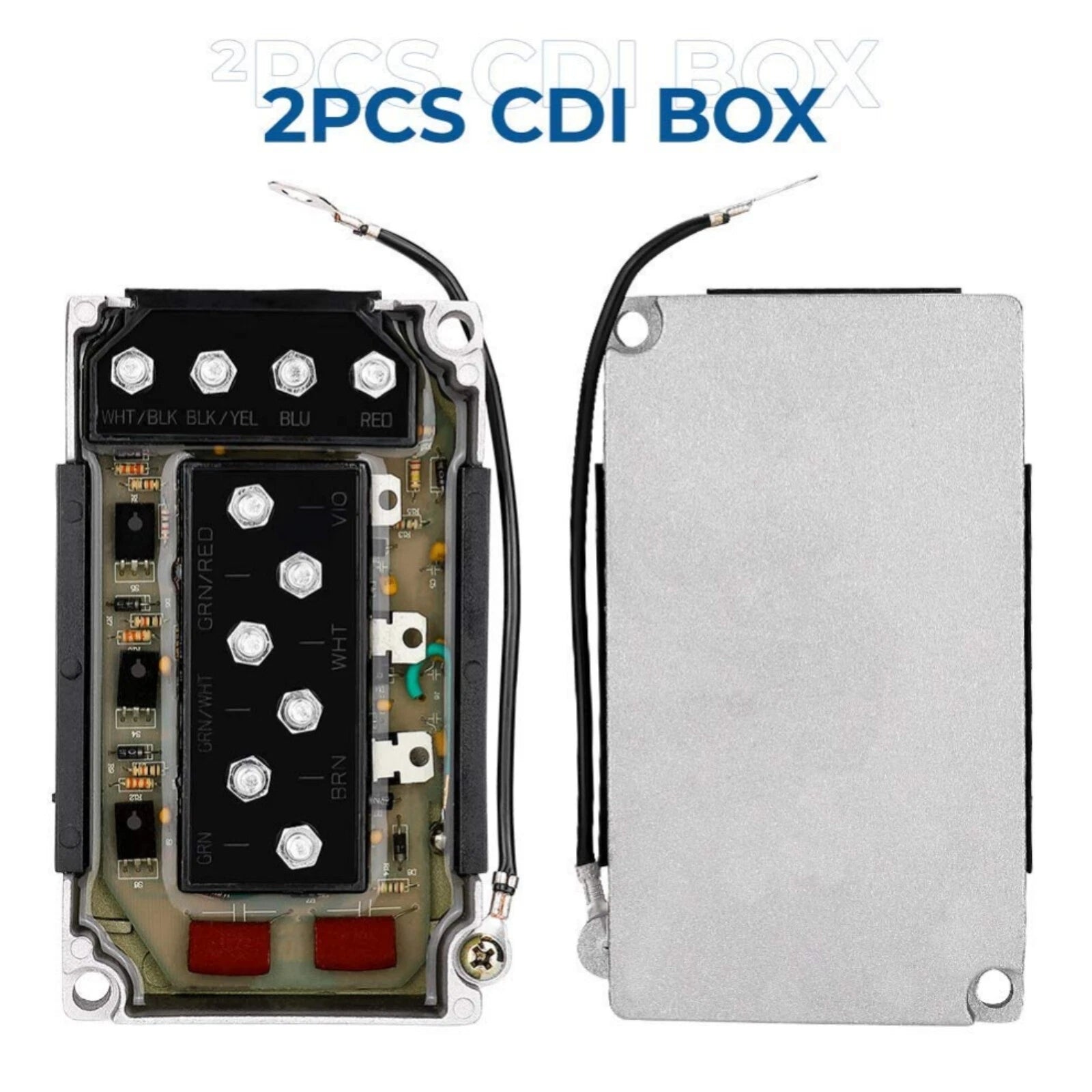 2X CDI Switch Box for Mercury V-135 V-150 V-175 V-200 V-225 (1990–2005) 332-7778A12