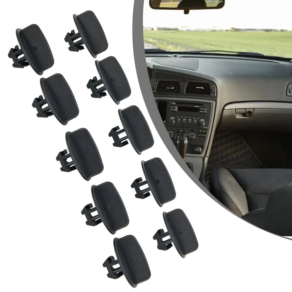 Set of 10 Clips for (2008) 68034329AA 965831617783 Black