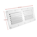 Ventilation Sheet for Marine Environments Stainless Steel (230 x 115 mm)