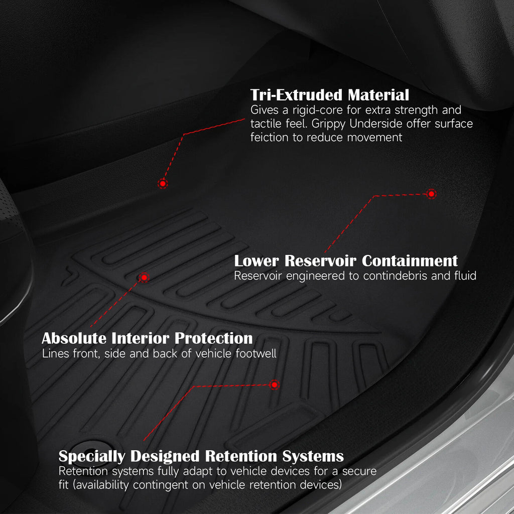 All Weather Floor Mats & Cargo Liner for Jeep Grand Cherokee L (2021–2024)
