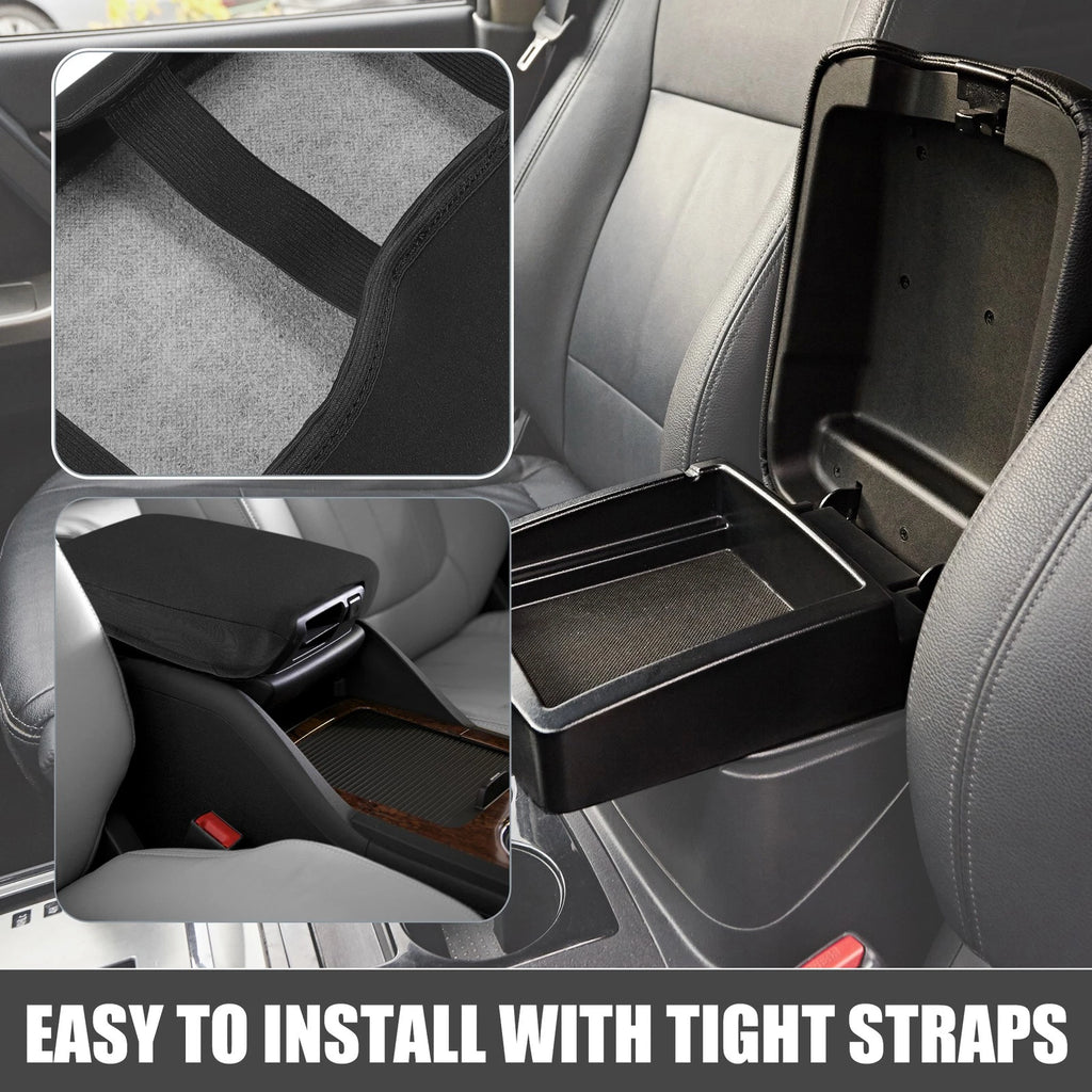 Center Console Armrest Cover Trim for Honda HR-V (2016–2022) Black
