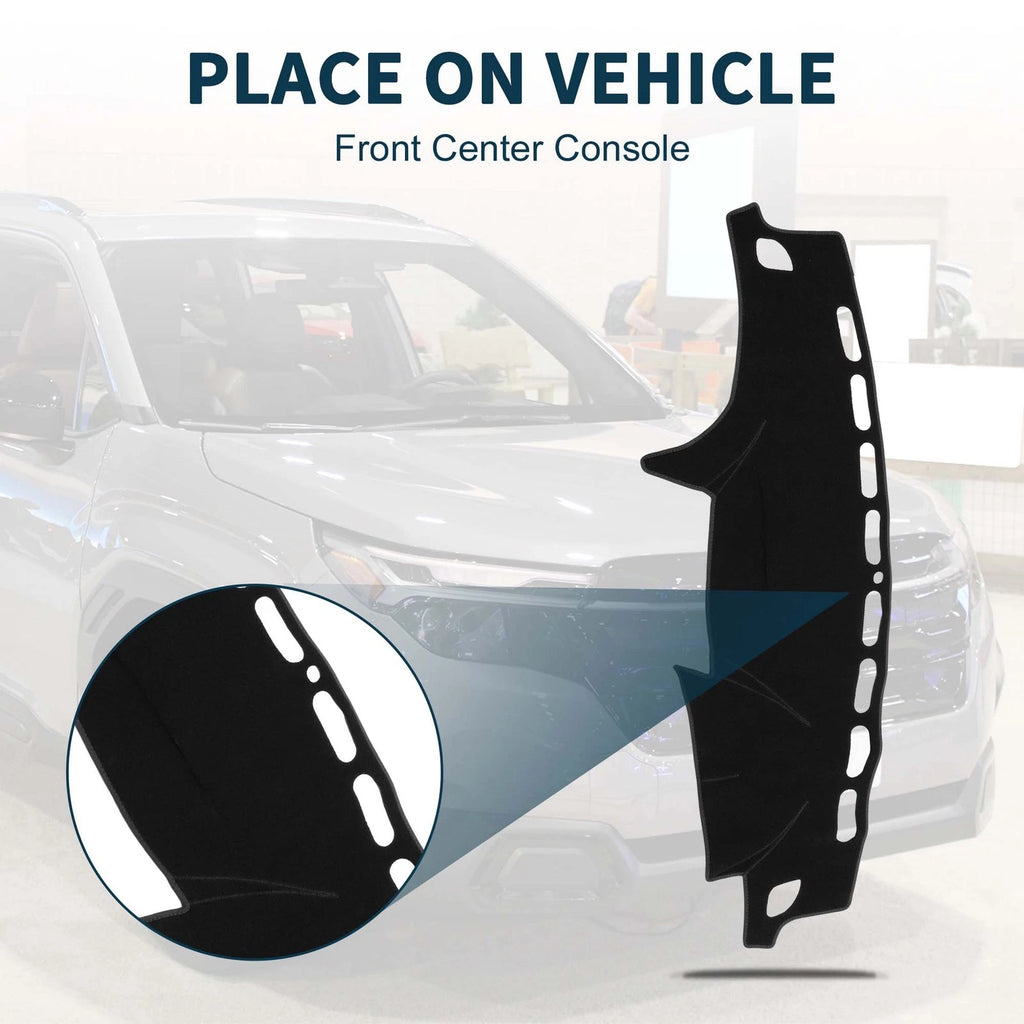 Dashboard Cover Mat for Subaru Forester SH (2007–2012) Black